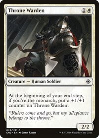 Throne Warden (25) [Conspiracy: Take the Crown]