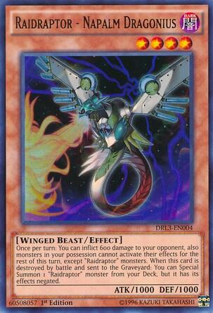 Raidraptor - Napalm Dragonius (DRL3-EN004) [Dragons of Legend: Unleashed]