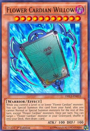 Flower Cardian Willow (DRL3-EN033) [Dragons of Legend: Unleashed]