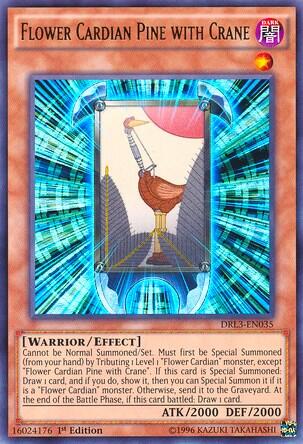 Flower Cardian Pine with Crane (DRL3-EN035) [Dragons of Legend: Unleashed]
