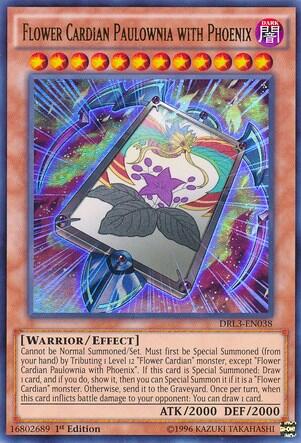 Flower Cardian Paulownia with Phoenix (DRL3-EN038) [Dragons of Legend: Unleashed]