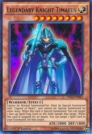 Legendary Knight Timaeus (DRL3-EN041) - Dragons of Legend: Unleashed 1st Edition