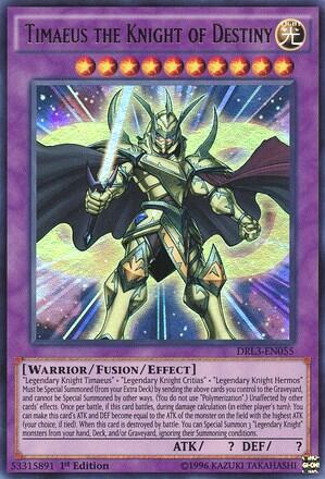 Timaeus the Knight of Destiny (DRL3-EN055) [Dragons of Legend: Unleashed]