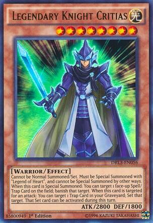 Legendary Knight Critias (DRL3-EN056) [Dragons of Legend: Unleashed]