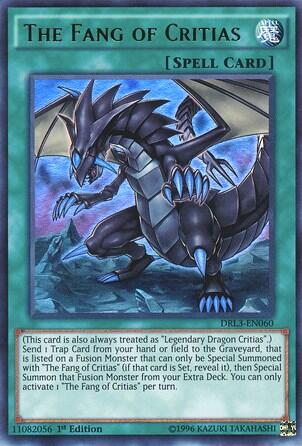 The Fang of Critias (DRL3-EN060) [Dragons of Legend: Unleashed]
