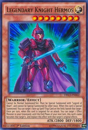 Legendary Knight Hermos (DRL3-EN062) - Dragons of Legend: Unleashed 1st Edition