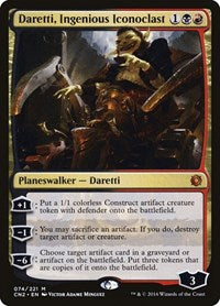 Daretti, Ingenious Iconoclast (74) [Conspiracy: Take the Crown]