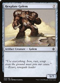 Hexplate Golem (210) [Conspiracy: Take the Crown]