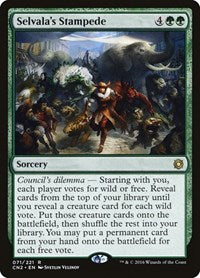 Selvala's Stampede (71) [Conspiracy: Take the Crown]
