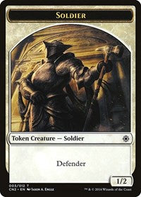 Soldier Token (003) (3) [Conspiracy: Take the Crown]