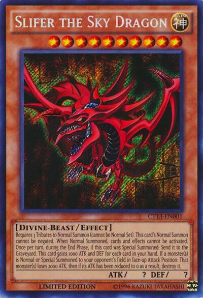 Slifer the Sky Dragon (CT13-EN001) [2016 Mega-Tins]
