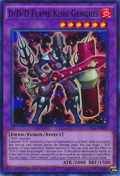 D/D/D Flame King Genghis (CT13-EN005) [2016 Mega-Tins]