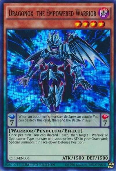 Dragonox, the Empowered Warrior (CT13-EN006) [2016 Mega-Tins]