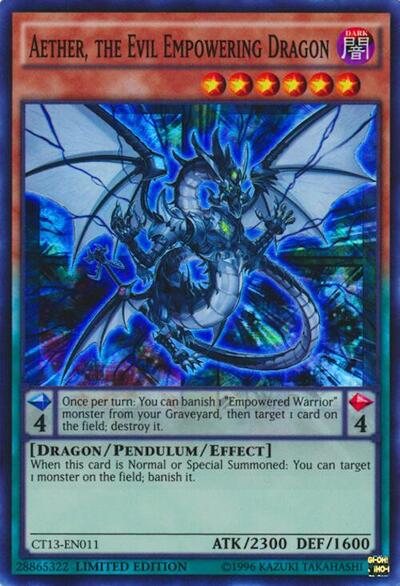 Aether, the Evil Empowering Dragon (CT13-EN011) [2016 Mega-Tins]