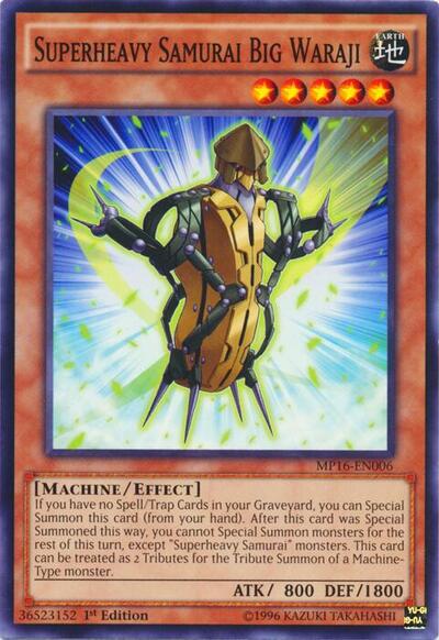 Superheavy Samurai Big Waraji (MP16-EN006) [2016 Mega-Tins Mega Pack]