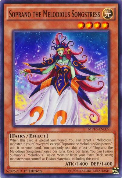 Soprano the Melodious Songstress (MP16-EN009) [2016 Mega-Tins Mega Pack]