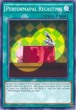Performapal Recasting (MP16-EN023) - 2016 Mega-Tins Mega Pack Unlimited