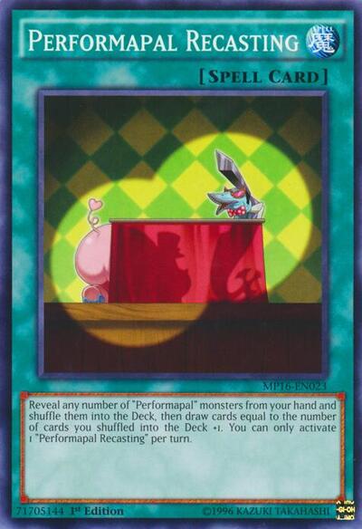 Performapal Recasting (MP16-EN023) [2016 Mega-Tins Mega Pack]