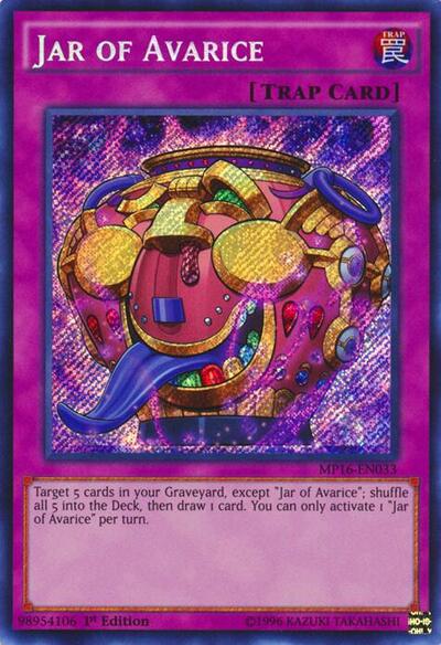 Jar of Avarice (MP16-EN033) [2016 Mega-Tins Mega Pack]