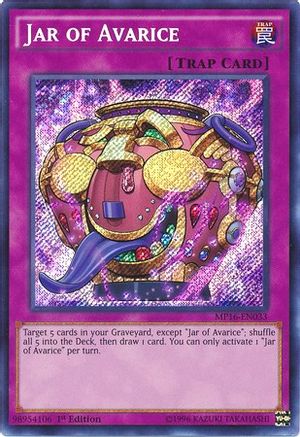 Jar of Avarice (MP16-EN033) - 2016 Mega-Tins Mega Pack 1st Edition