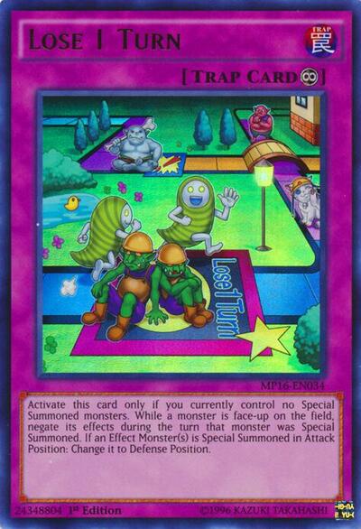 Lose 1 Turn (MP16-EN034) [2016 Mega-Tins Mega Pack]