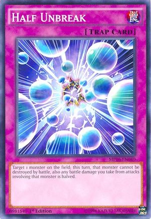Half Unbreak (MP16-EN040) - 2016 Mega-Tins Mega Pack Unlimited