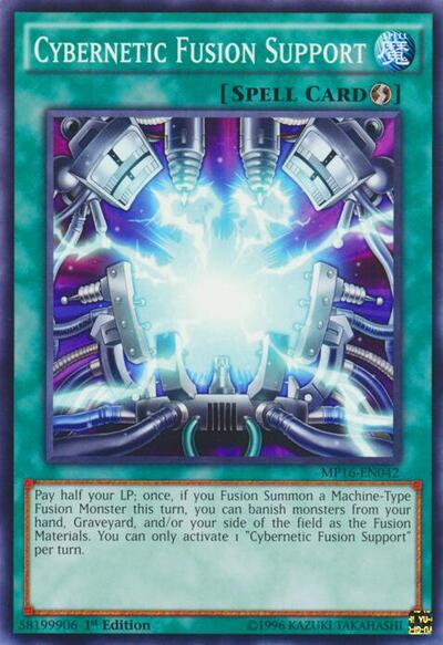 Cybernetic Fusion Support (MP16-EN042) [2016 Mega-Tins Mega Pack]