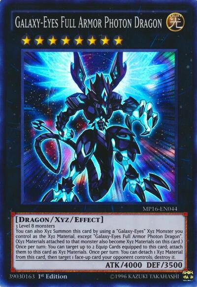 Galaxy-Eyes Full Armor Photon Dragon (MP16-EN044) [2016 Mega-Tins Mega Pack]