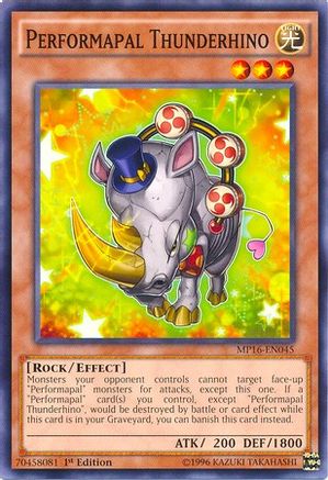 Performapal Thunderhino (MP16-EN045) - 2016 Mega-Tins Mega Pack Unlimited