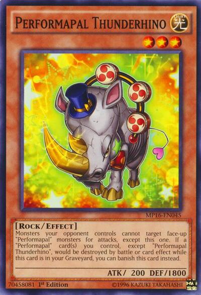 Performapal Thunderhino (MP16-EN045) [2016 Mega-Tins Mega Pack]
