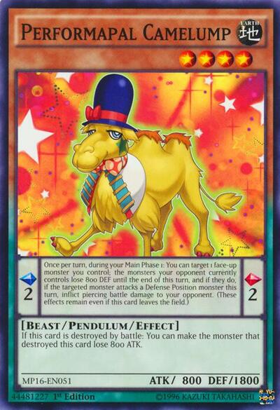 Performapal Camelump (MP16-EN051) [2016 Mega-Tins Mega Pack]