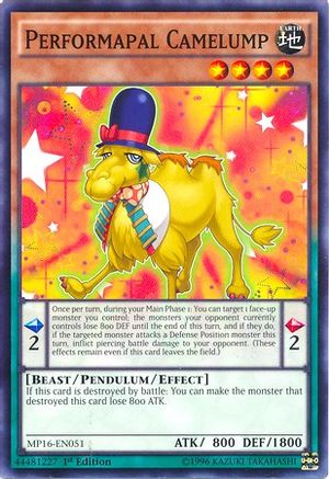 Performapal Camelump (MP16-EN051) - 2016 Mega-Tins Mega Pack Unlimited