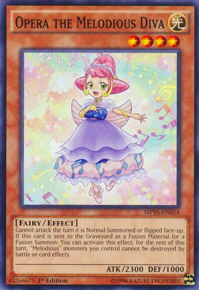 Opera the Melodious Diva (MP16-EN054) [2016 Mega-Tins Mega Pack]