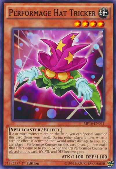Performage Hat Tricker (MP16-EN061) [2016 Mega-Tins Mega Pack]