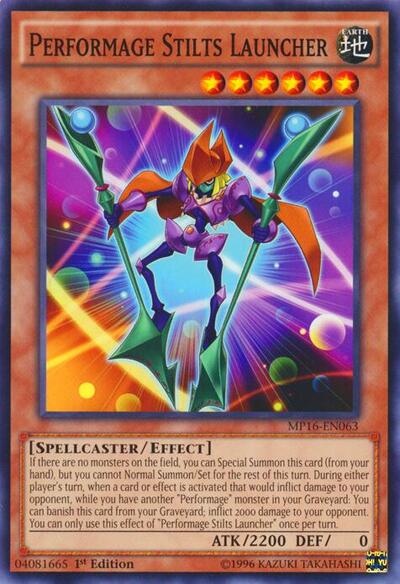 Performage Stilts Launcher (MP16-EN063) [2016 Mega-Tins Mega Pack]