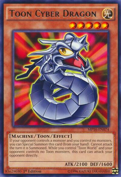 Toon Cyber Dragon (MP16-EN074) [2016 Mega-Tins Mega Pack]