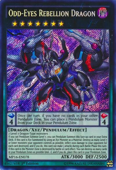 Odd-Eyes Rebellion Dragon (MP16-EN078) [2016 Mega-Tins Mega Pack]