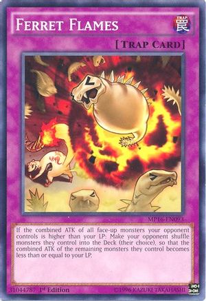 Ferret Flames (MP16-EN093) - 2016 Mega-Tins Mega Pack 1st Edition