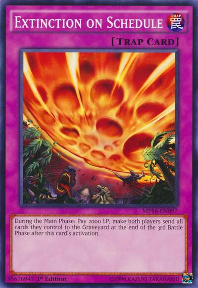 Extinction on Schedule (MP16-EN097) [2016 Mega-Tins Mega Pack]