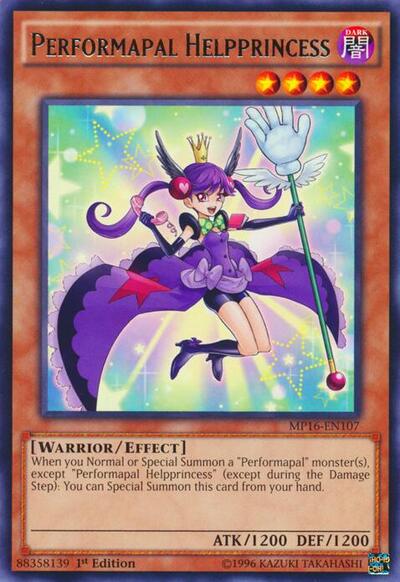 Performapal Helpprincess (MP16-EN107) [2016 Mega-Tins Mega Pack]