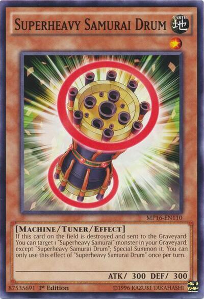 Superheavy Samurai Drum (MP16-EN110) [2016 Mega-Tins Mega Pack]