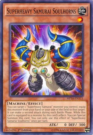 Superheavy Samurai Soulhorns (MP16-EN111) - 2016 Mega-Tins Mega Pack Unlimited