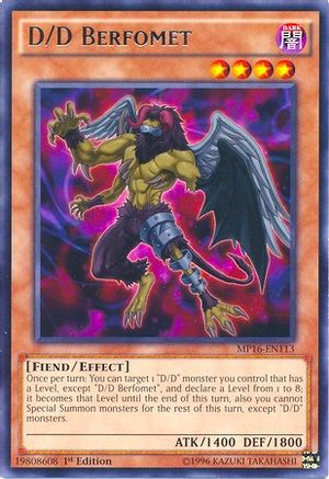 D/D Berfomet (MP16-EN113) - 2016 Mega-Tins Mega Pack 1st Edition