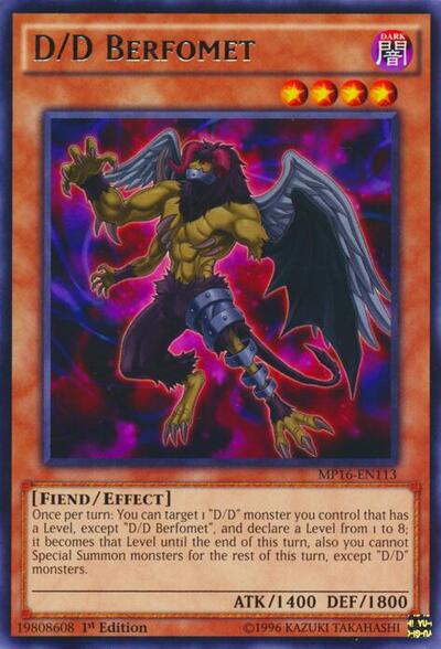 D/D Berfomet (MP16-EN113) [2016 Mega-Tins Mega Pack]