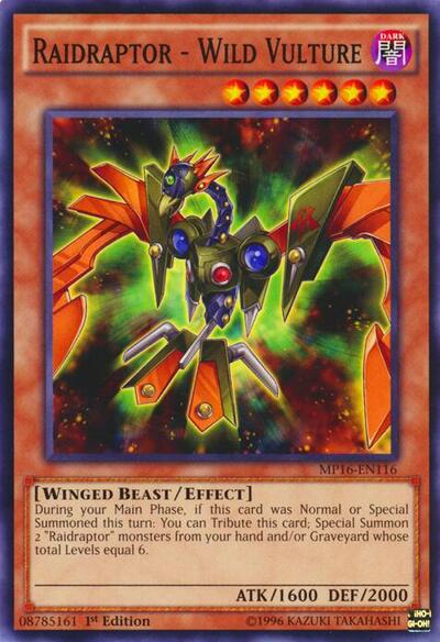 Raidraptor - Wild Vulture (MP16-EN116) [2016 Mega-Tins Mega Pack]