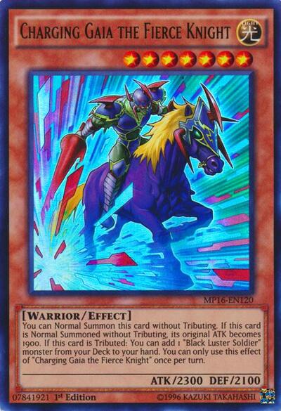Charging Gaia the Fierce Knight (MP16-EN120) [2016 Mega-Tins Mega Pack]