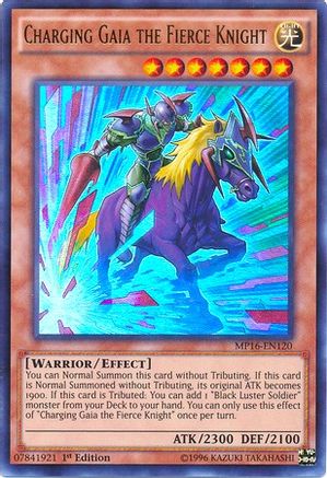 Charging Gaia the Fierce Knight (MP16-EN120) - 2016 Mega-Tins Mega Pack Unlimited