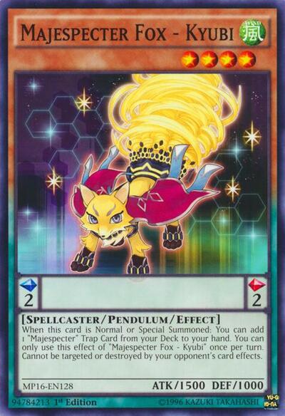 Majespecter Fox - Kyubi (MP16-EN128) [2016 Mega-Tins Mega Pack]