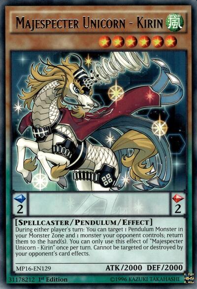 Majespecter Unicorn - Kirin (MP16-EN129) [2016 Mega-Tins Mega Pack]