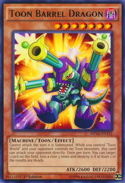Toon Barrel Dragon (MP16-EN132) [2016 Mega-Tins Mega Pack]